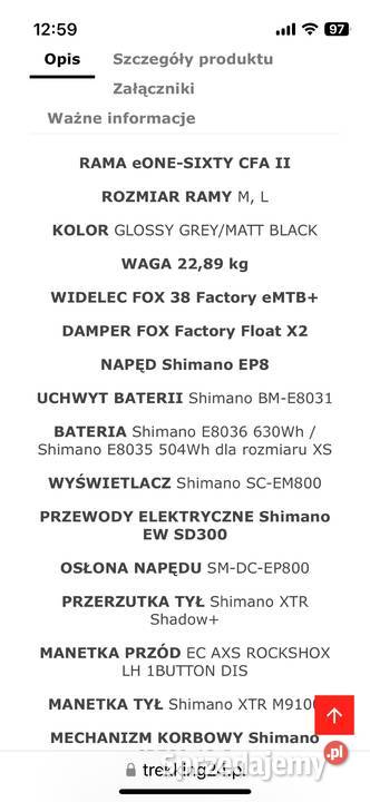 MERIDA EONESIXTY 10 K 20 taniej nowy rower Nakło