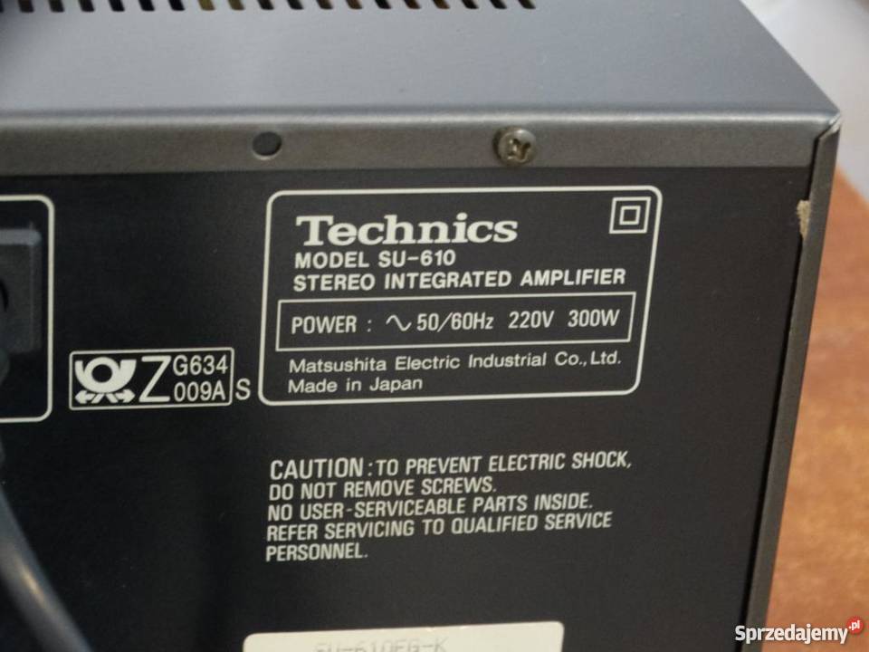 Wzmacniacz Technics SU610 sprawny 300 wat Jasło