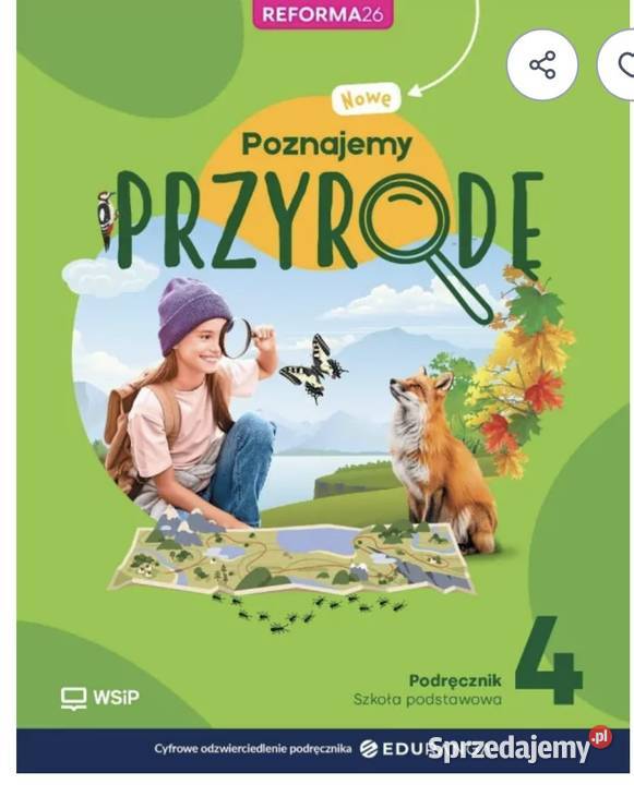 Książka nauczyciela 4 Nowe poznajemy przyrodę 4 mazowieckie Warszawa