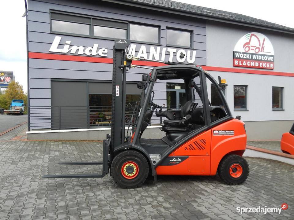 Gazowy wózek widłowy Linde H30T02 Prezsuw boczny Mogilany sprzedam