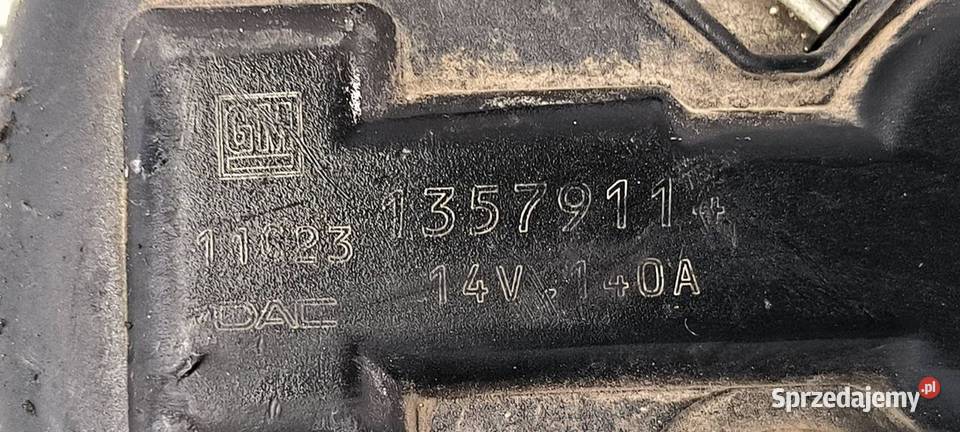 ALTERNATOR CHEVROLET ORLANDO 1357911 Lipno