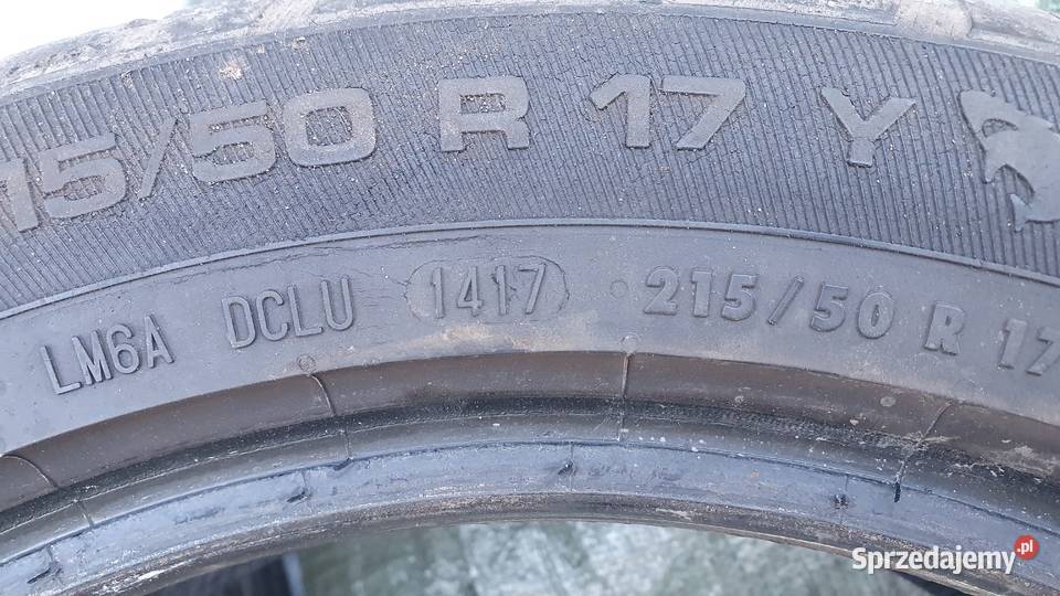 Opony letnie 21550 R17 2x Dunlop 2x Uniroyal sprzedam