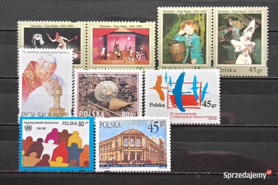 K Znaczki polskie 1995 kwartał II Leźnica Wielka-Osiedle sprzedam