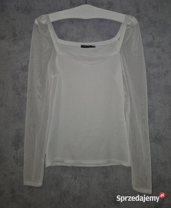 Bluzka damska basic biel Boohoo 40L Łódź sprzedam