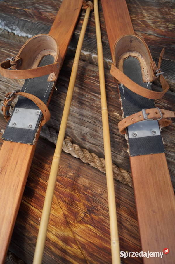 Stare narty dziecięce 90 kijki Pozostałe Pruchnik