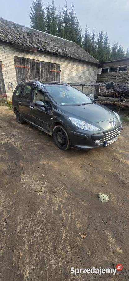 Sprzedam peugota 307sw 16 hdi Rok produkcji 2008 Samochody osobowe Augustów