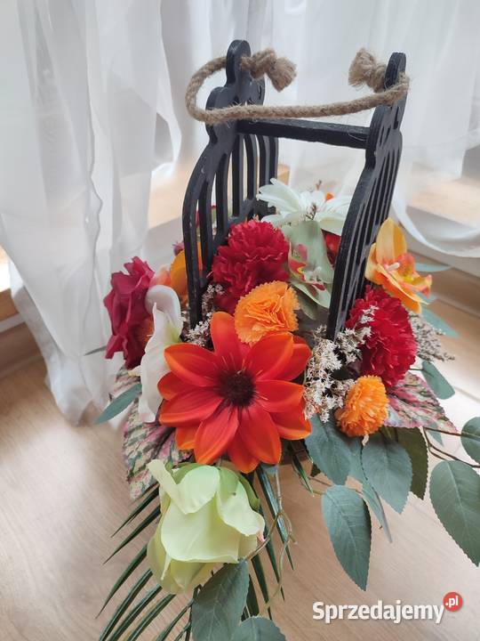 Zestaw na grób zestaw na cmentarz pomnik wielokolorowy