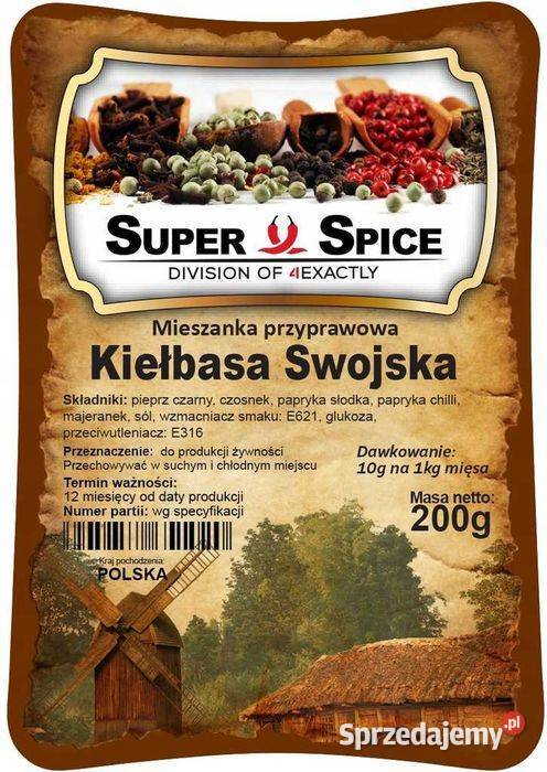 Mieszanka Przyprawowa SuperSpice o smaku podlaskie Białystok