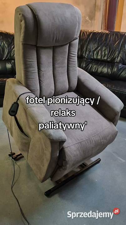 Fotel regulowany elektrycznie pionizujący Fotele kujawsko-pomorskie Sypniewo