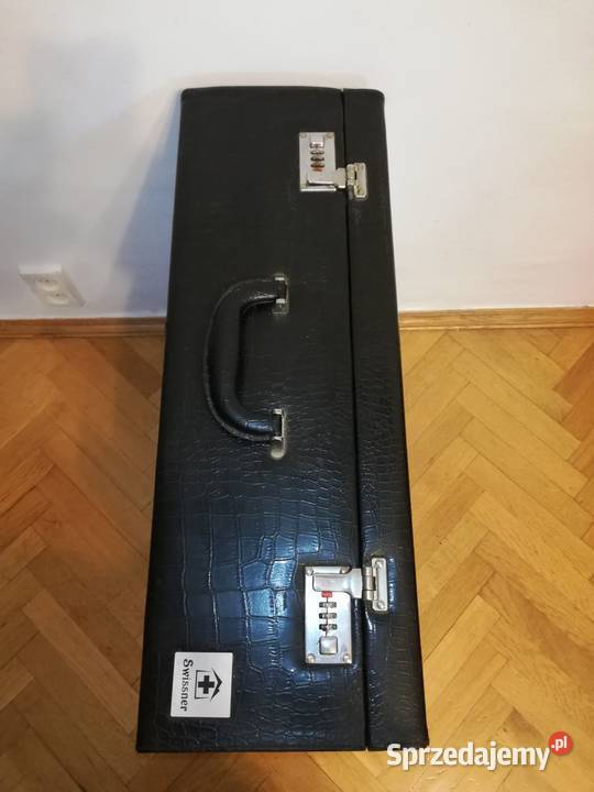 Stary drewniany kufer na szyfr Duży Warszawa