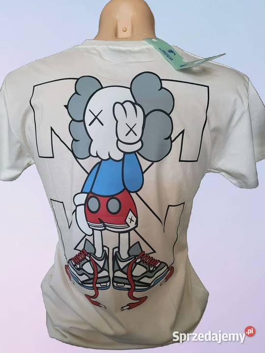 Tshirt bawełniany Off White biały XL regular fit Białystok