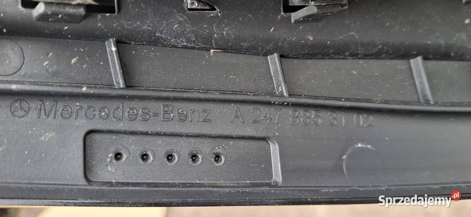 MERCEDES BKLASA W247 AMG ZDERZAK PRZÓD PRZEDNI osobowe Bieleń
