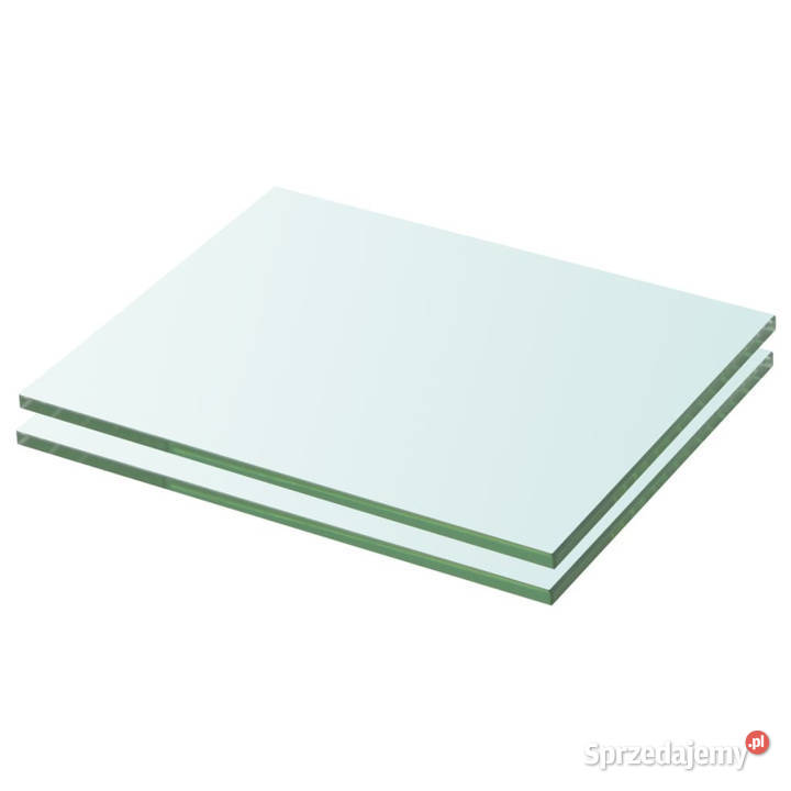 Półki 2 panel z przezroczystego szkła 20 x 20 Warszawa sprzedam