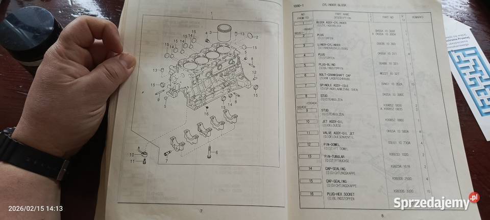 Książka katalog części Kia K2500 Kia K2700 sprzedam