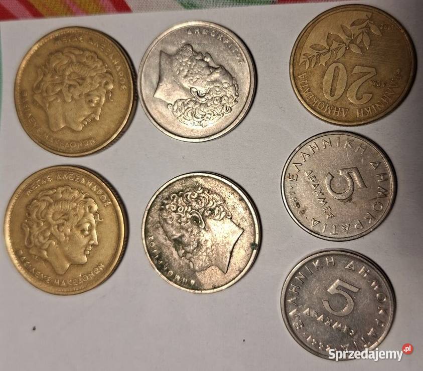 Monety drachmy greckie 7
