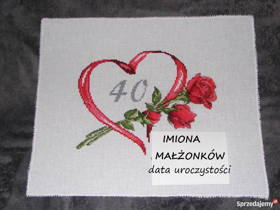 pamiątka ślubu rocznicy Czerwionka-Leszczyny
