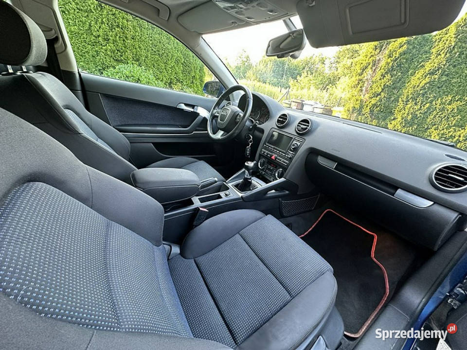 Audi A3 3drzwiowe Audi A3 8P 20TDI 170 Navi niebieski dolnośląskie Wrocław sprzedam