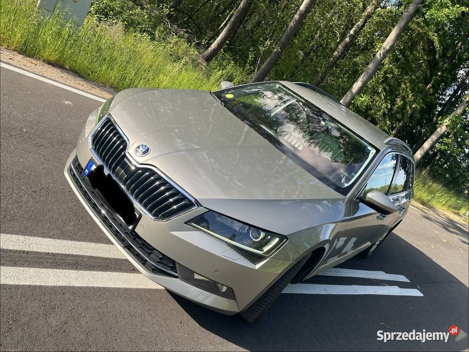 Skoda superb III 16tdi grzana szyba el hak 2016r bluetooth Superb