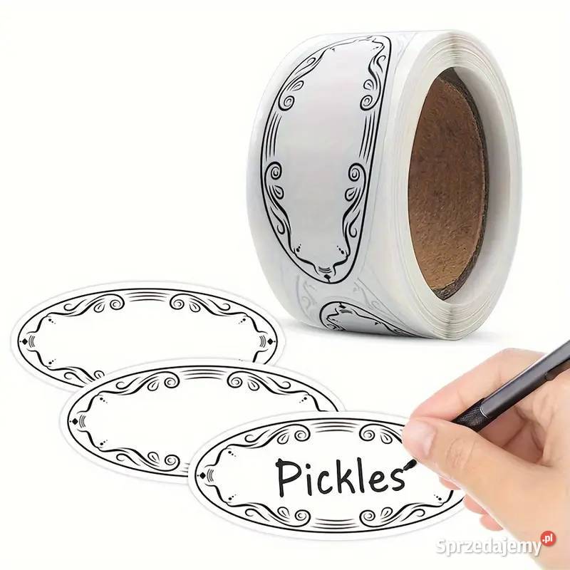 Naklejki Do Oznaczania Słoików 150 Samoprzylepne