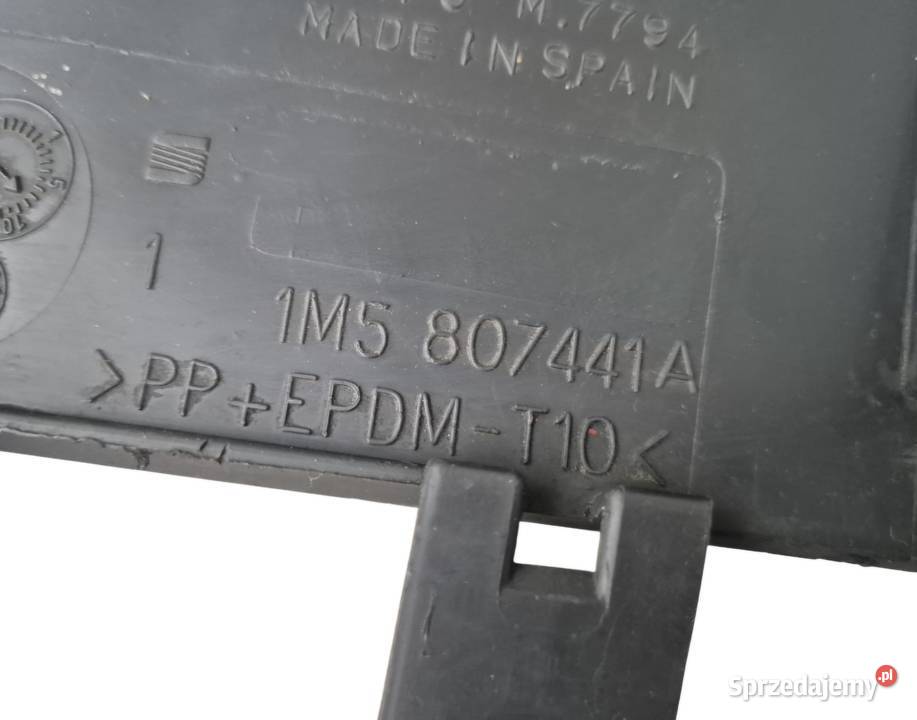 ZAŚLEPKA ZDERZAKA TYŁ HAKA SEAT TOLEDO II 2 Działoszyce