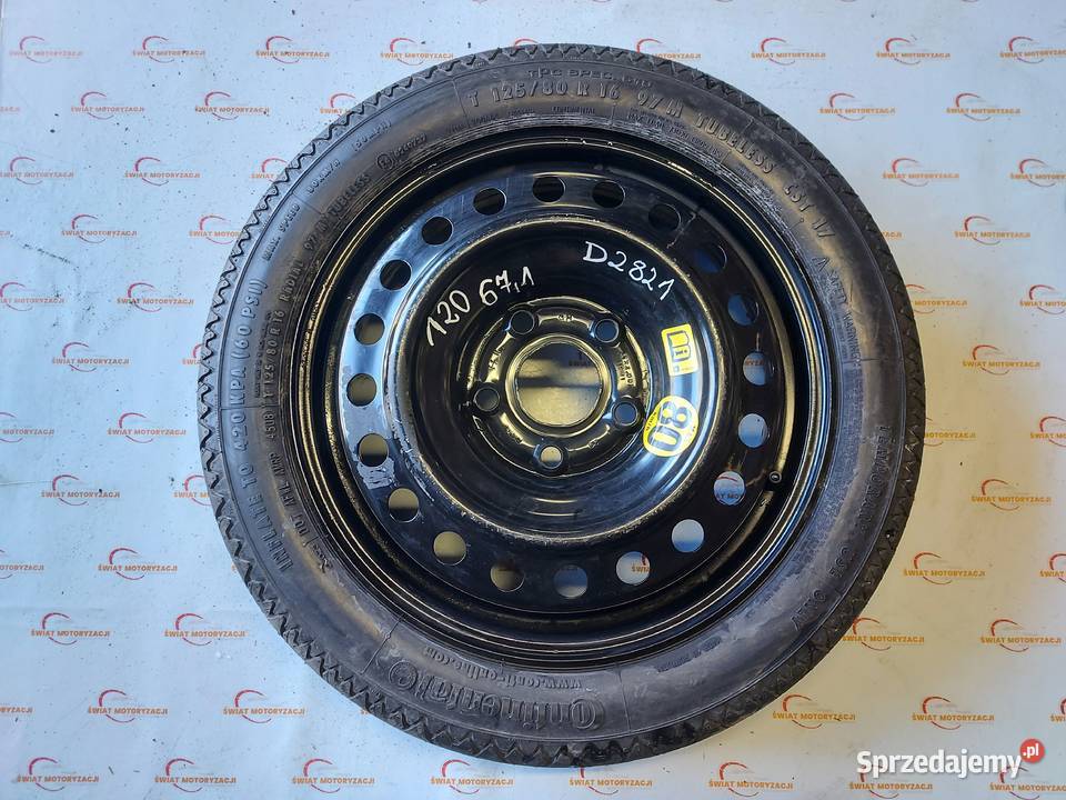 OPEL INSIGNIA A koło dojazdowe 1258016 97M 5x120