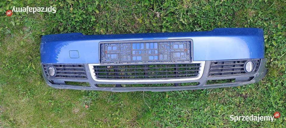 Przedni niebieski zderzak audi a4 b6 Małyszka Brodnica sprzedam