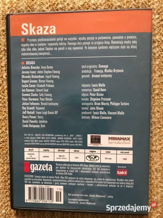 Pismo bar dvd i Skaza mazowieckie Warszawa sprzedam