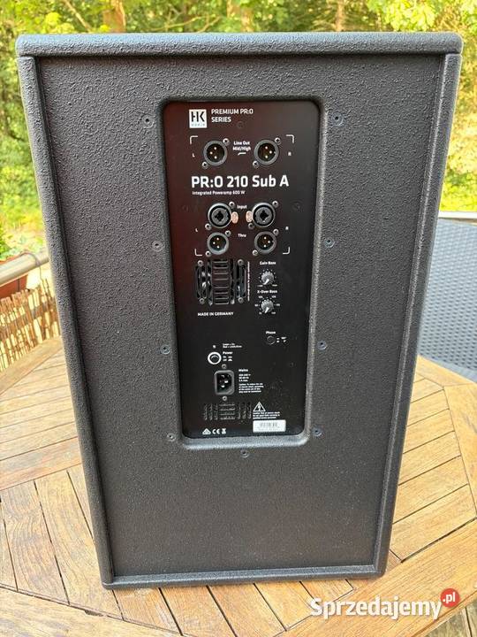 Subwoofer HK Audio PRO Sub 210A Wzmacniacze i pokrewne