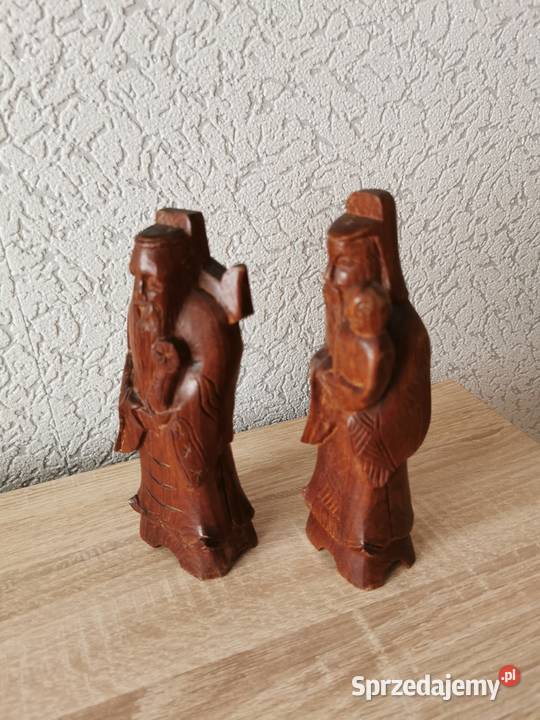 Rzezby figurki z drewna szkatułka Ruda Śląska