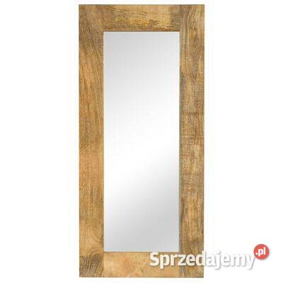 Lustro z ramą z litego drewna mango 50 x 110