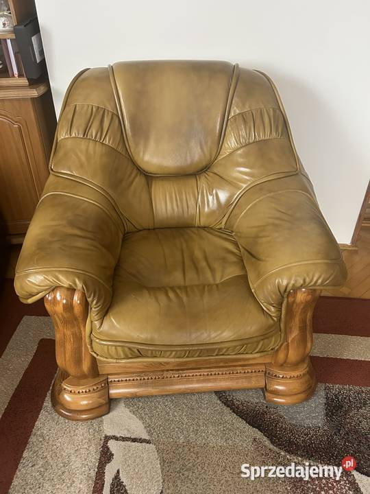 Meble skórzane Dwikozy sprzedam