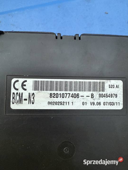 Moduł sterownik bcm kangoo 15dci 8201077406 Lipowa