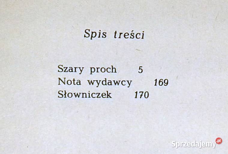 Szary proch Maria Rodziewiczówna Chełm sprzedam