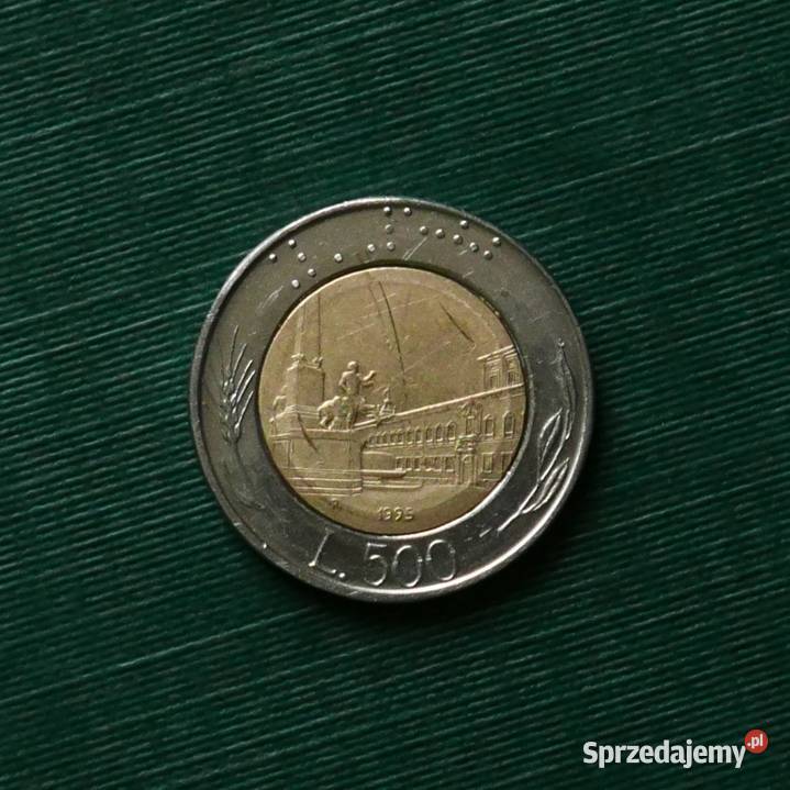 WŁOCHY 500 lirów 1995r Gliwice sprzedam