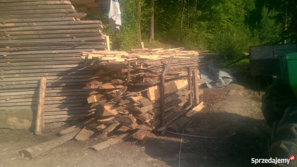 Opał drewno opałowe kominkowe zrzyny oflisy Izdebnik