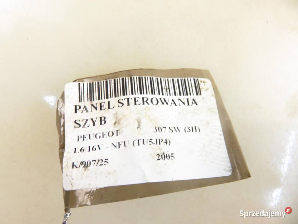PANEL SZYB PEUGEOT 307 SW 53269704 osobowe