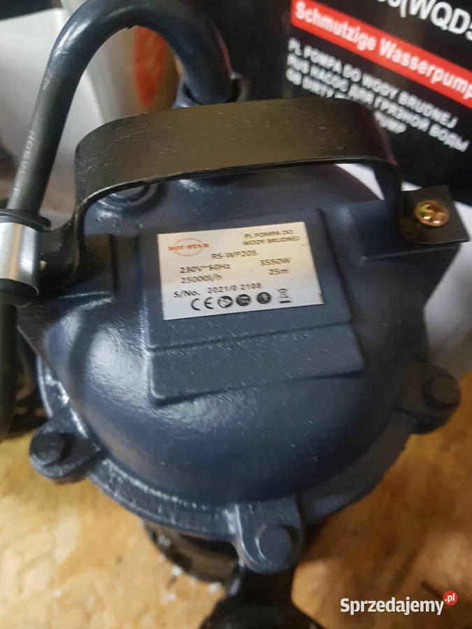 Pompa Do Wody Szamba 3550 Watt Rozdrabniacz Głogowa