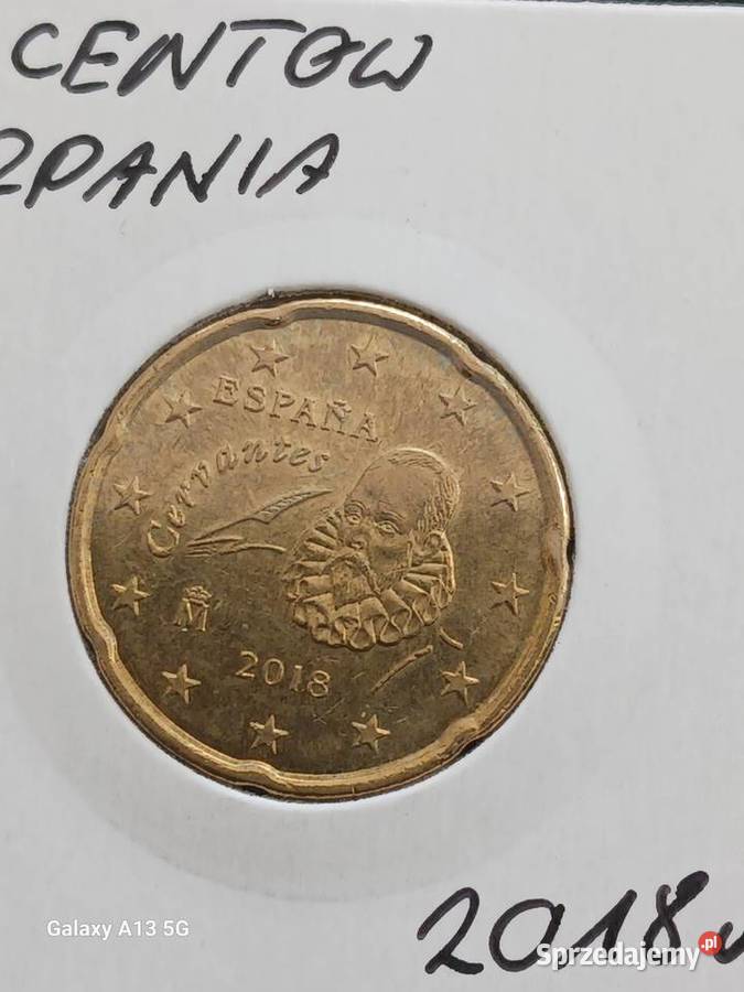 20 Eurocentów Hiszpania 2018 r
