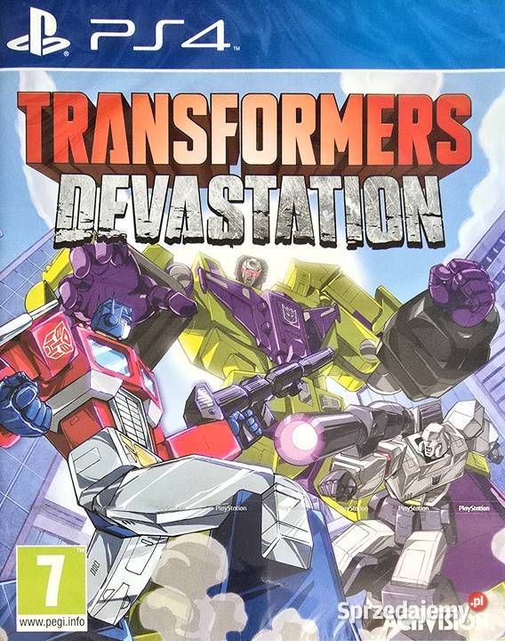 TRANSFORMERS DEVASTATION PLAYSTATION 4 4 5 NOWA