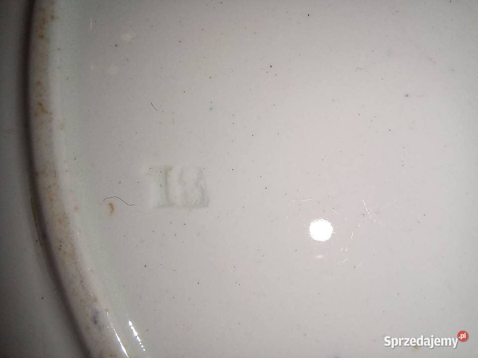 Porcelana zabytek talerz przynajmniej 150 letni Porcelana i szkło Porcelana i szkło mazowieckie Piastów