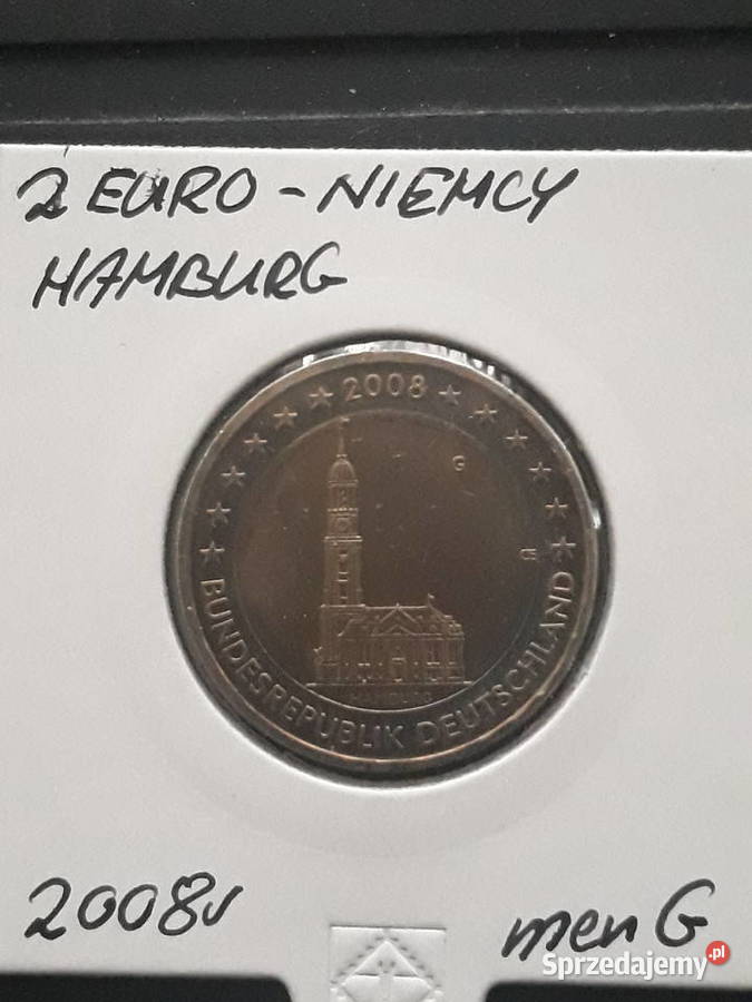 2 Euro NiemcyHamburg2008 r men G Konin sprzedam