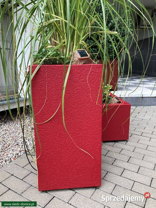 NIE betonowe donice LEKKIE na Wymiar ŚledźDONICE Architektura ogrodowa Gdańsk