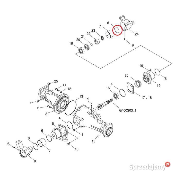 Oring S802080010 LS Tractor 40029229 Tajęcina sprzedam