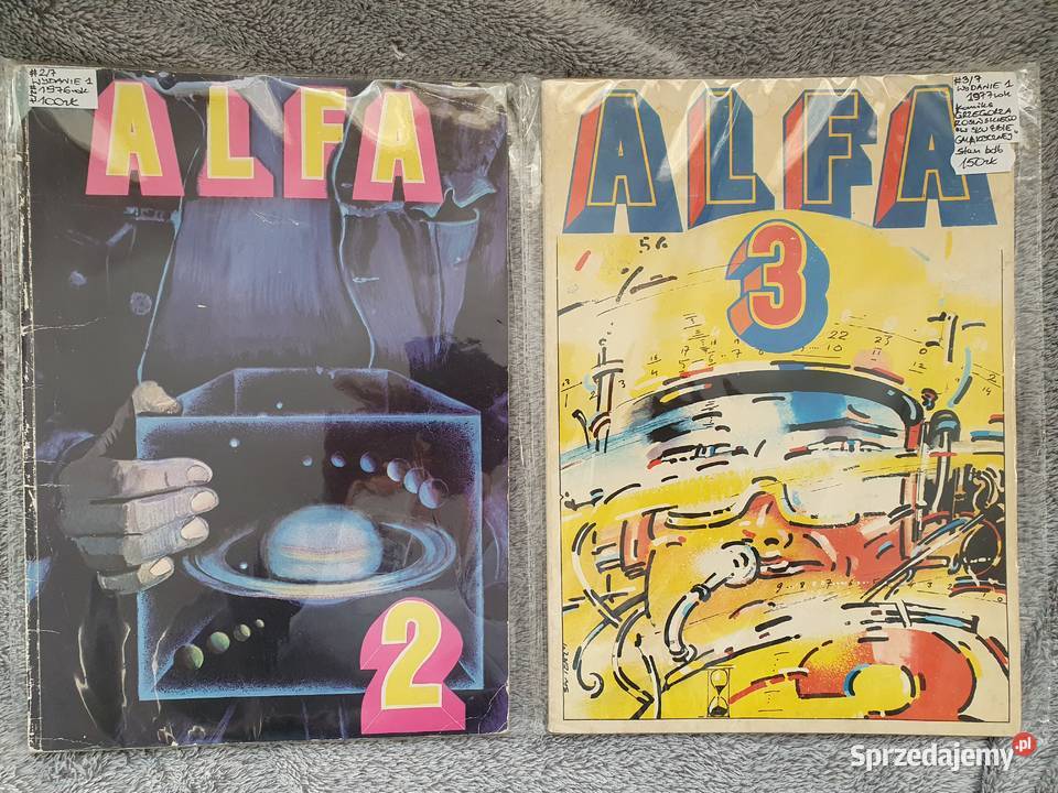 Alfa zestaw 5 magazynów z komiksami 19761981 Gdynia sprzedam