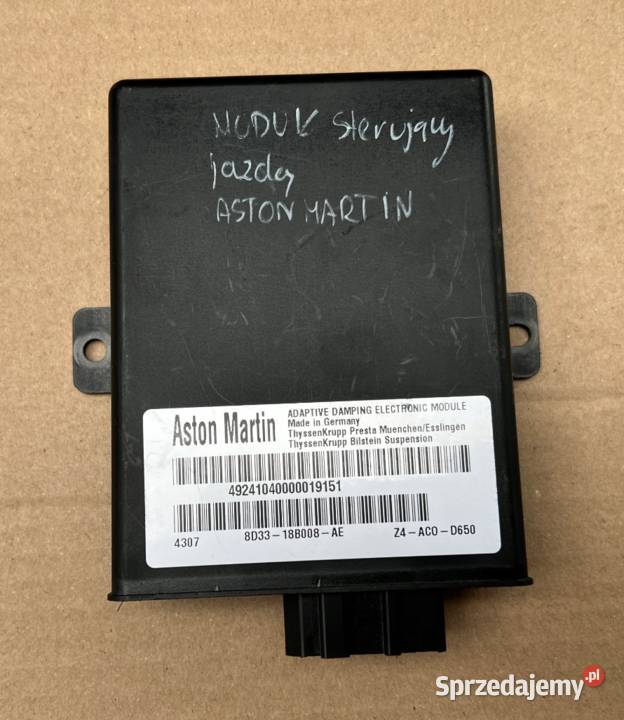 ASTON MARTIN MODUŁ STEROWANIA JAZDY 8D3318B008AE Pozostałe Kłodzko