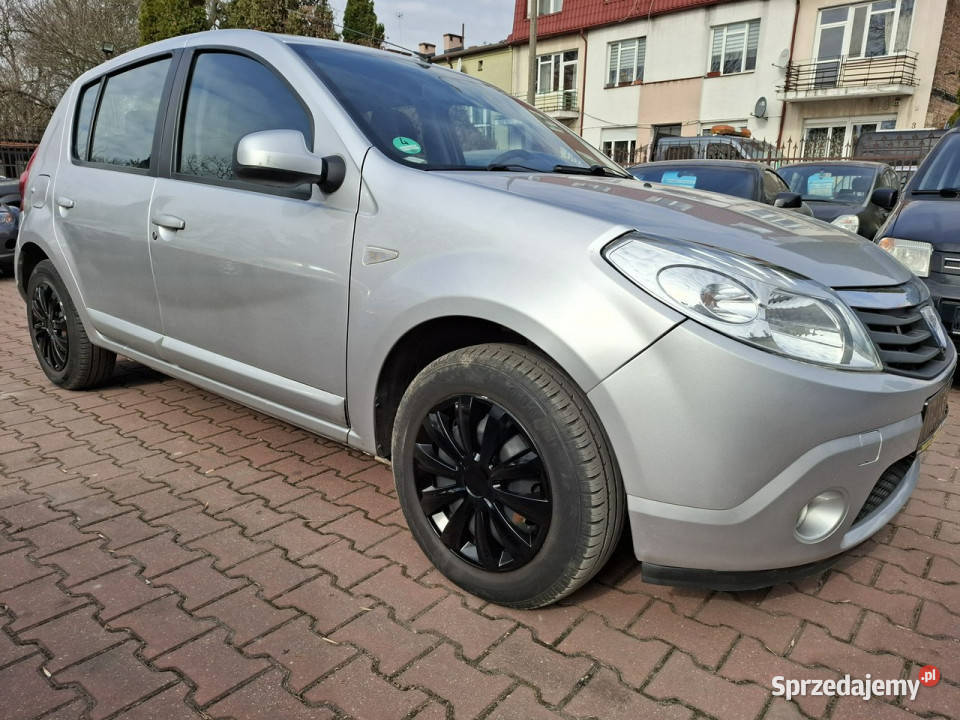 Dacia Sandero 14 MPi Benzyna Gaz Bezwypadkowy lakier metallic Lublin sprzedam