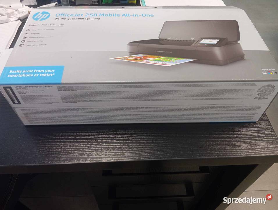 Drukarka przenośna hp model 250 małopolskie Nowy Sącz