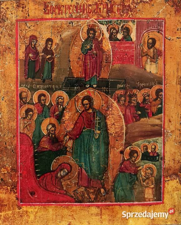 Ikona Zmartwychwstanie Zstąpienie do Otchłani