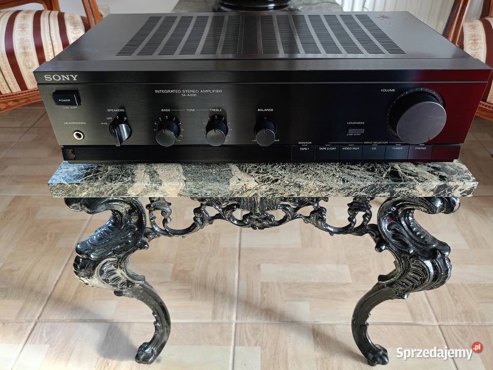 Wzmacniacz Amplifier SONY Japan Vintage Wzmacniacze i pokrewne Drawski Młyn