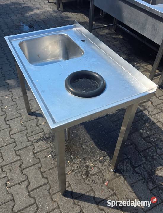 Zlew 1 komorowy z Dziurą Na Odpady 1006085 M1609 Nowe Skalmierzyce